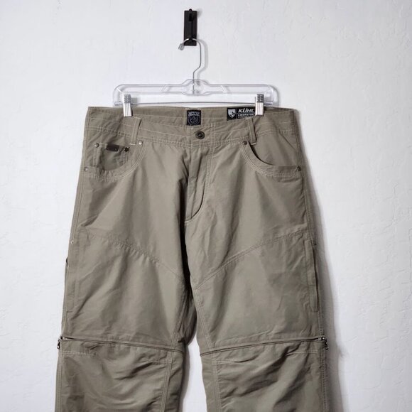KUHL Men's Convertible Hiking Pants Size 36 - Picture 3 of 8